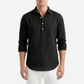 Kinslow™ -  Men's Textured Long-Sleeve Shirt -  Smart-Casual Dressing