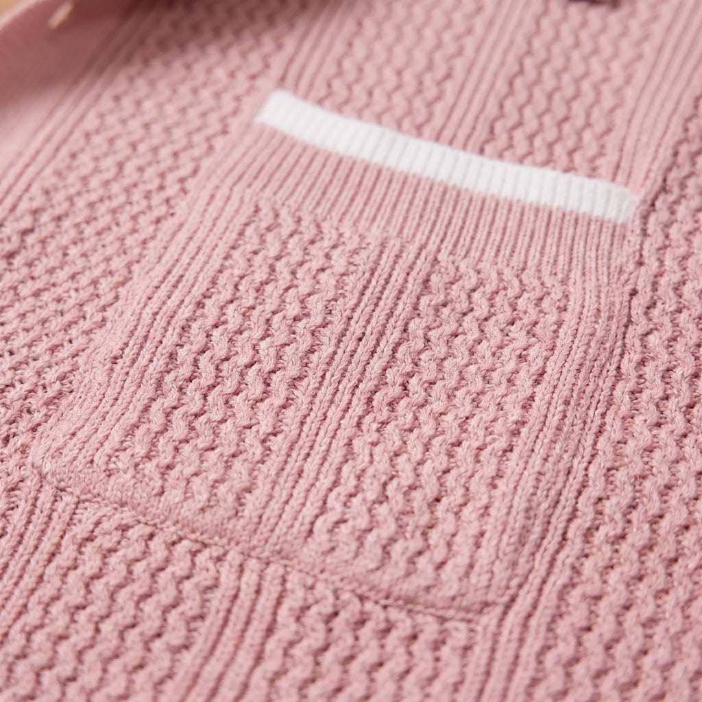 Kintar™ -  Men's Knitted Polo Shirt -  Warm Weather Styling
