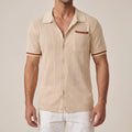 Kintar™ -  Men's Knitted Polo Shirt -  Warm Weather Styling