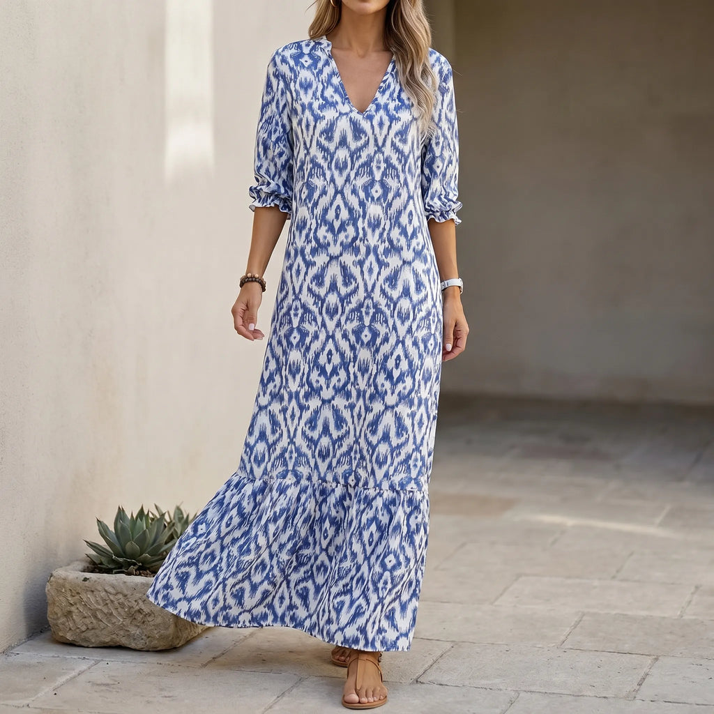 Kymira™ -  Printed Maxi Dress -  Summer Holidays