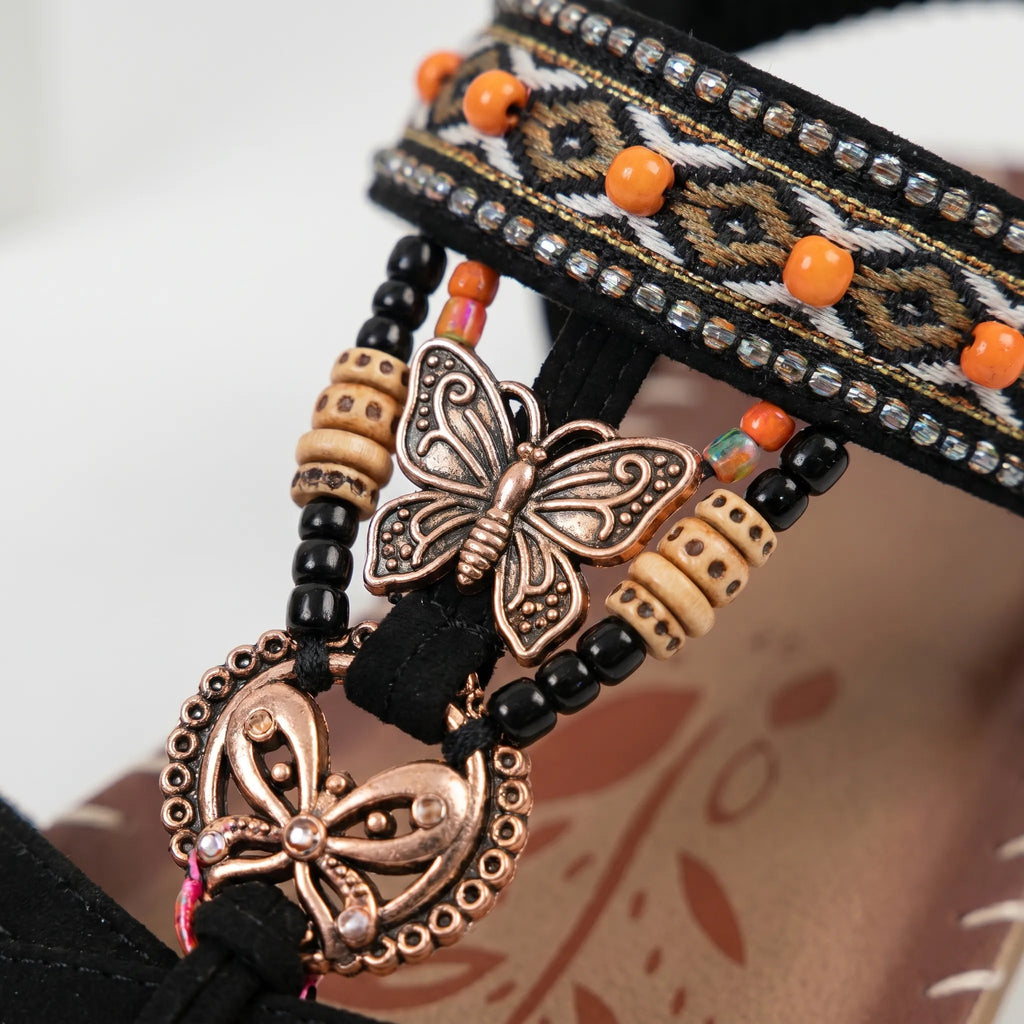 Kynara™ -  Flat Bohemian Summer Sandals -  Warm Weather Walks