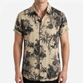 Kyoma™ -  Short Sleeve Printed Shirt -  Casual Evening Plans