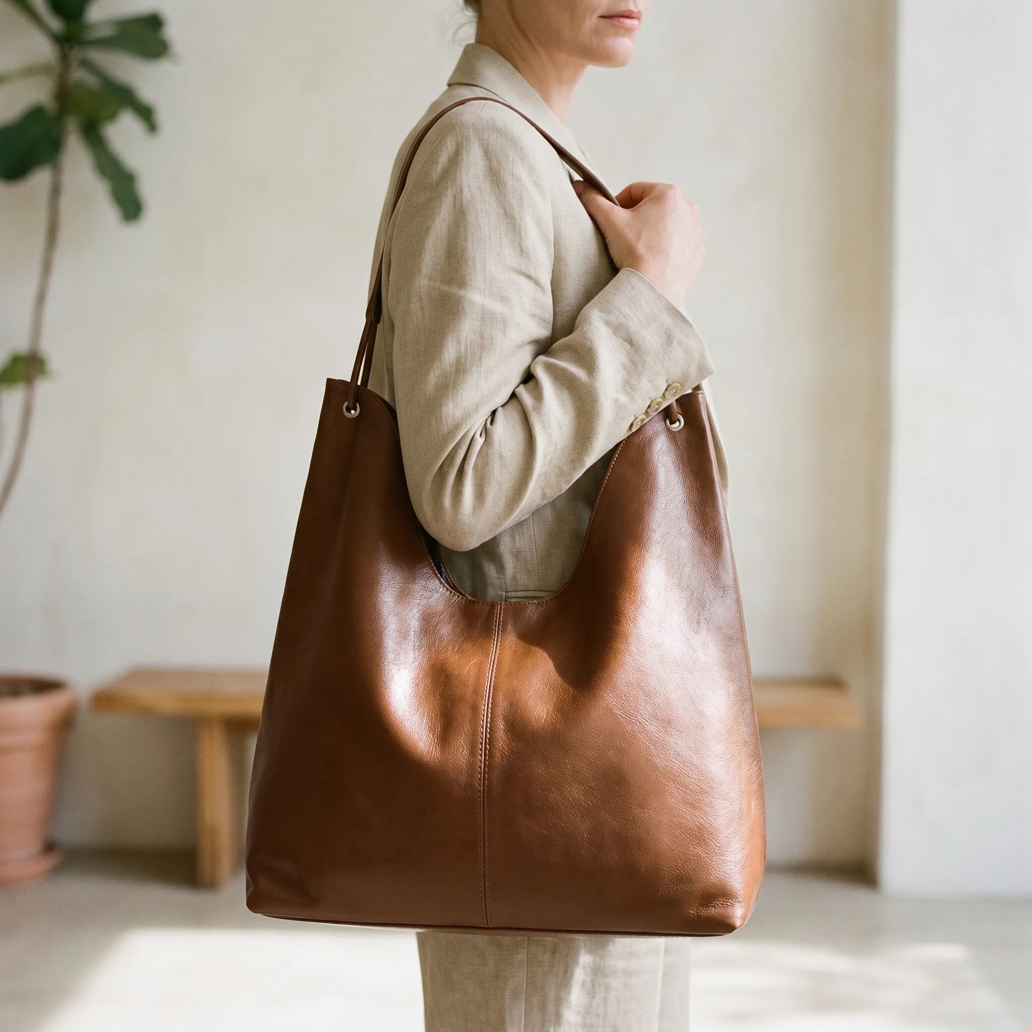 Larentia™ -  Relaxed Slouchy Tote Bag -  Carrying Daily Essentials