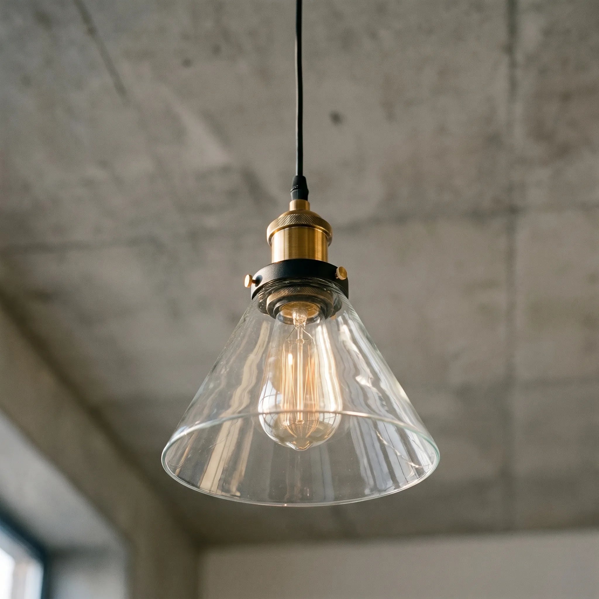 Loftique™ -  Industrial Style Pendant Light -  Illuminating Dining Spaces
