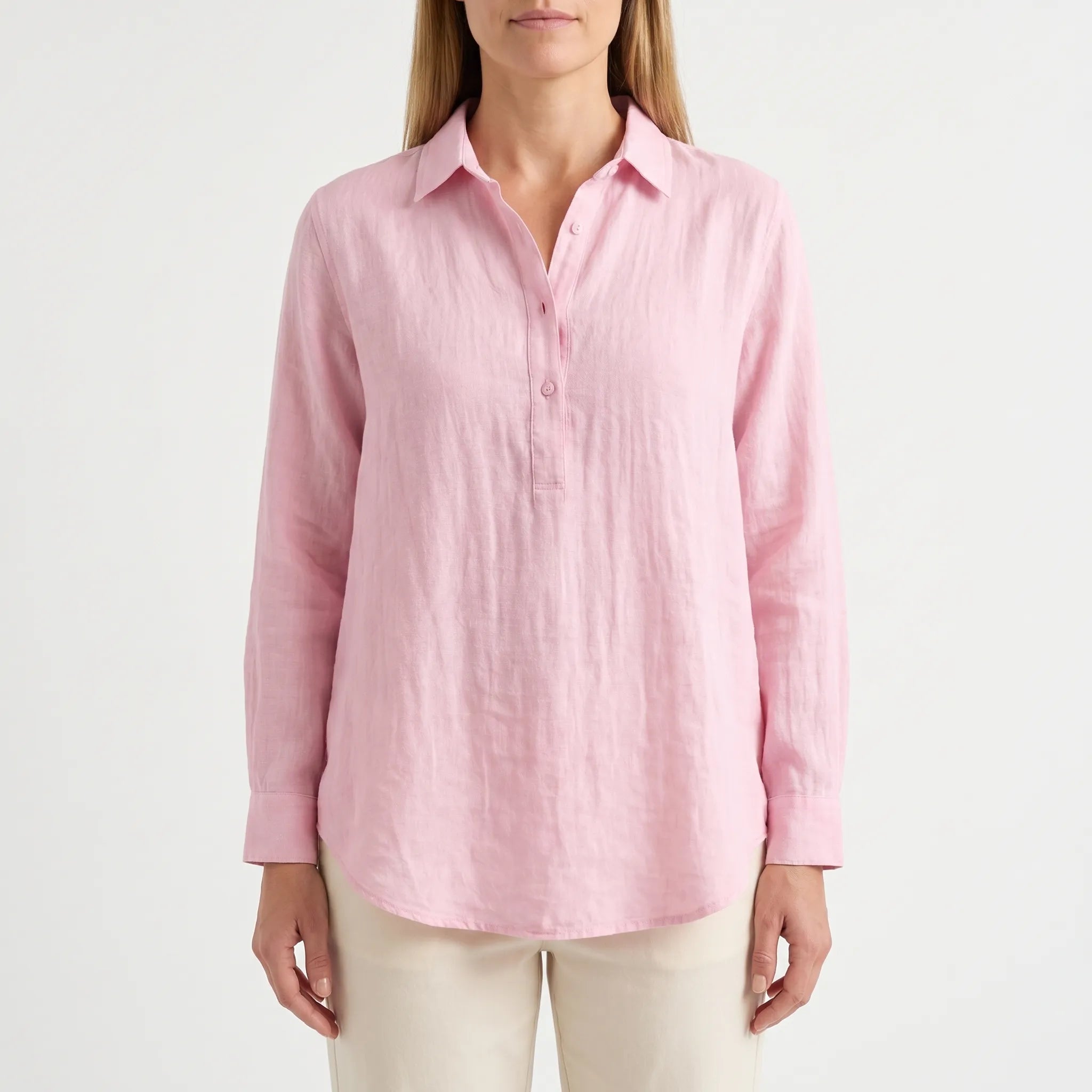 Lomire™ -  Relaxed Textured Blouse -  Casual Daily Wear