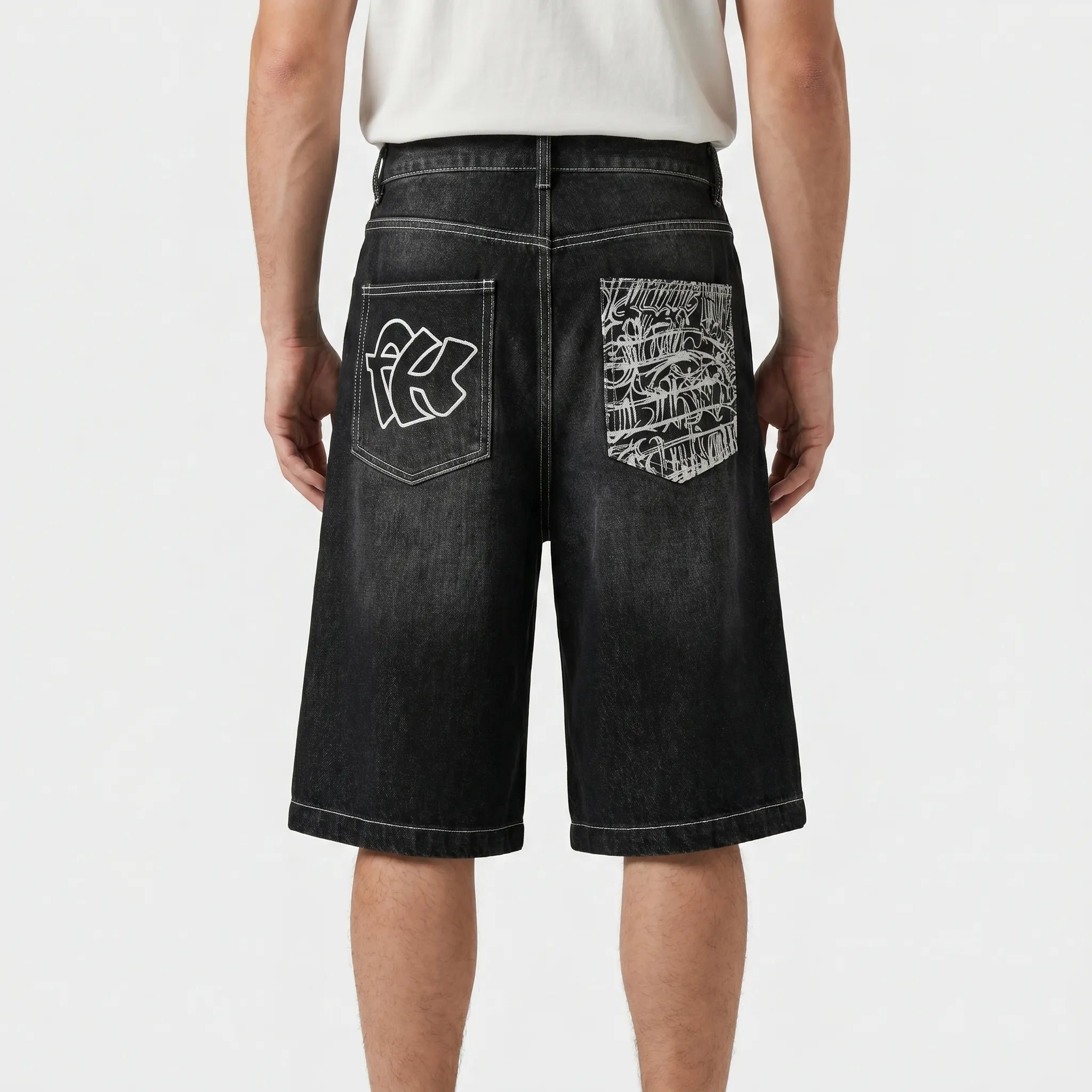 Loomstride™ -  Relaxed Knee-Length Shorts -  Everyday Streetwear
