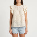 Lovetta™ -  Vintage Style Lace Blouse -  Casual Daytime Styling