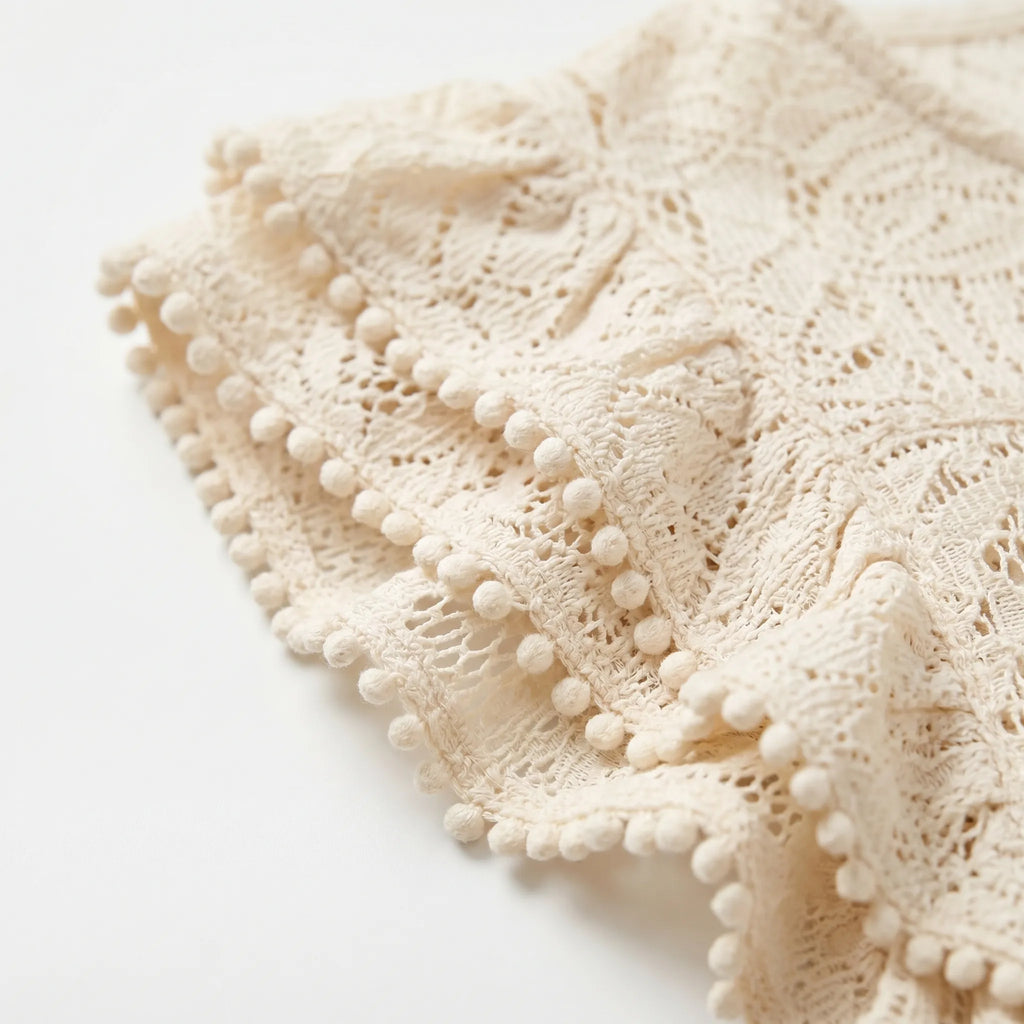 Lovetta™ -  Vintage Style Lace Blouse -  Casual Daytime Styling