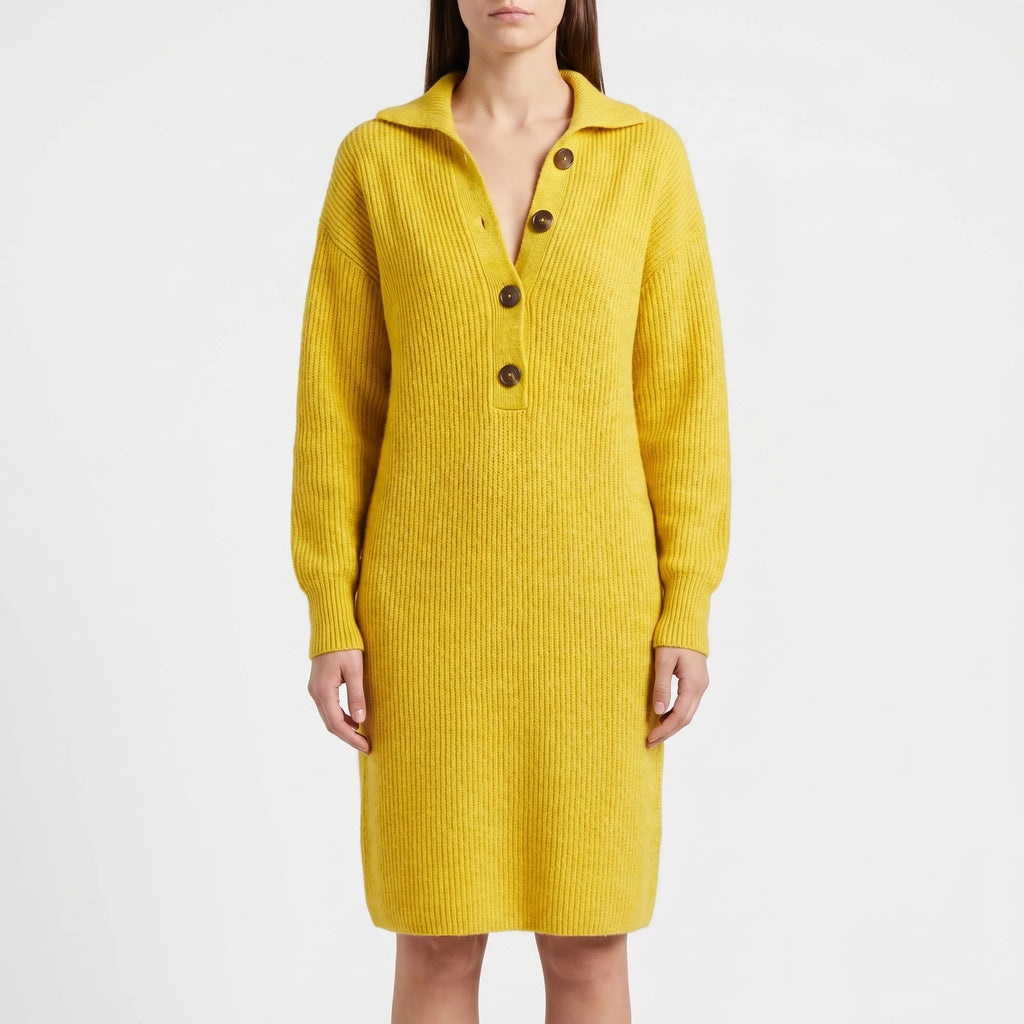 Loxley™ -  Ribbed Knit Midi Dress -  Everyday Casual Wear