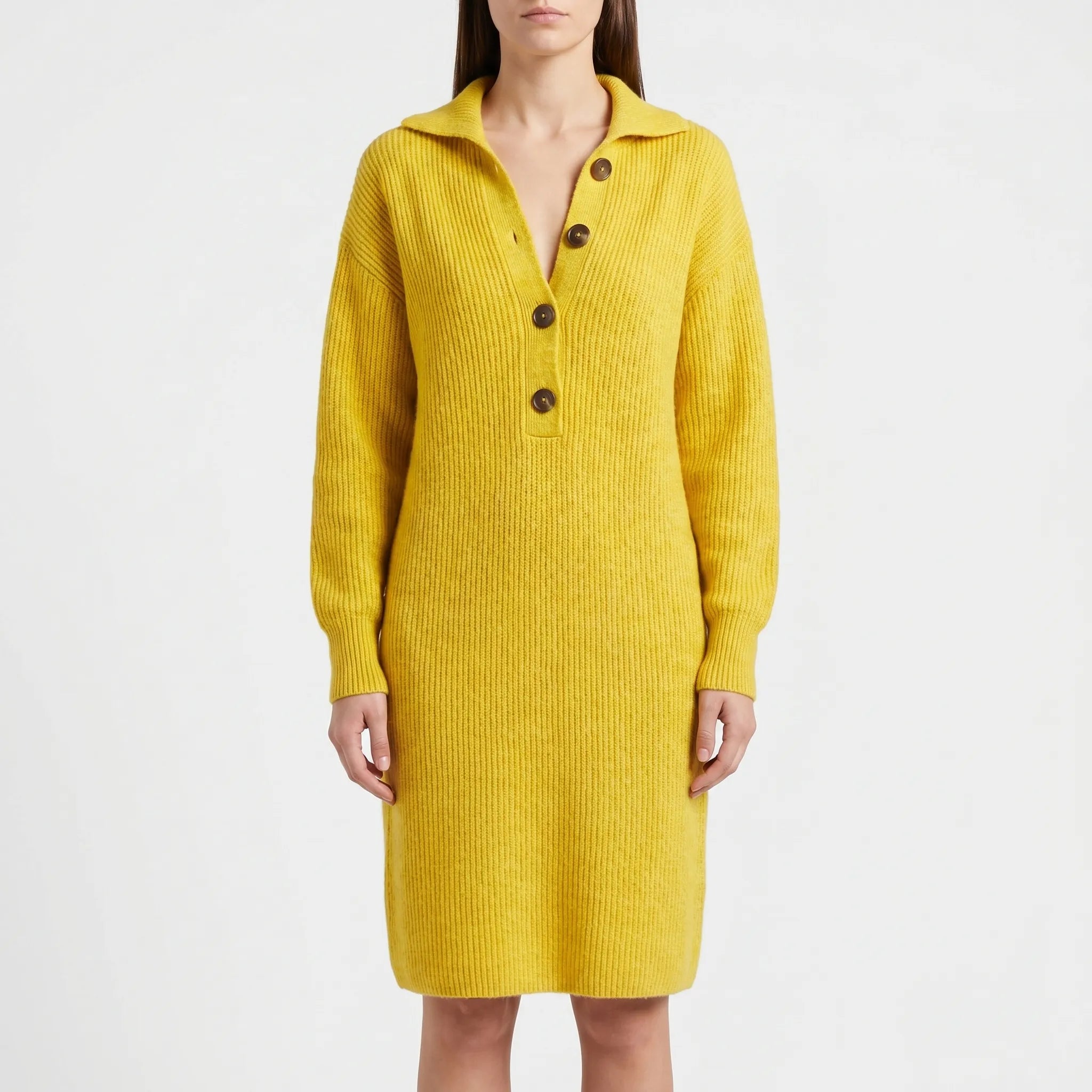 Loxley™ -  Ribbed Knit Midi Dress -  Everyday Casual Wear