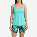 Lumaris™ -  Ribbed Tankini Set -  Beach Holidays