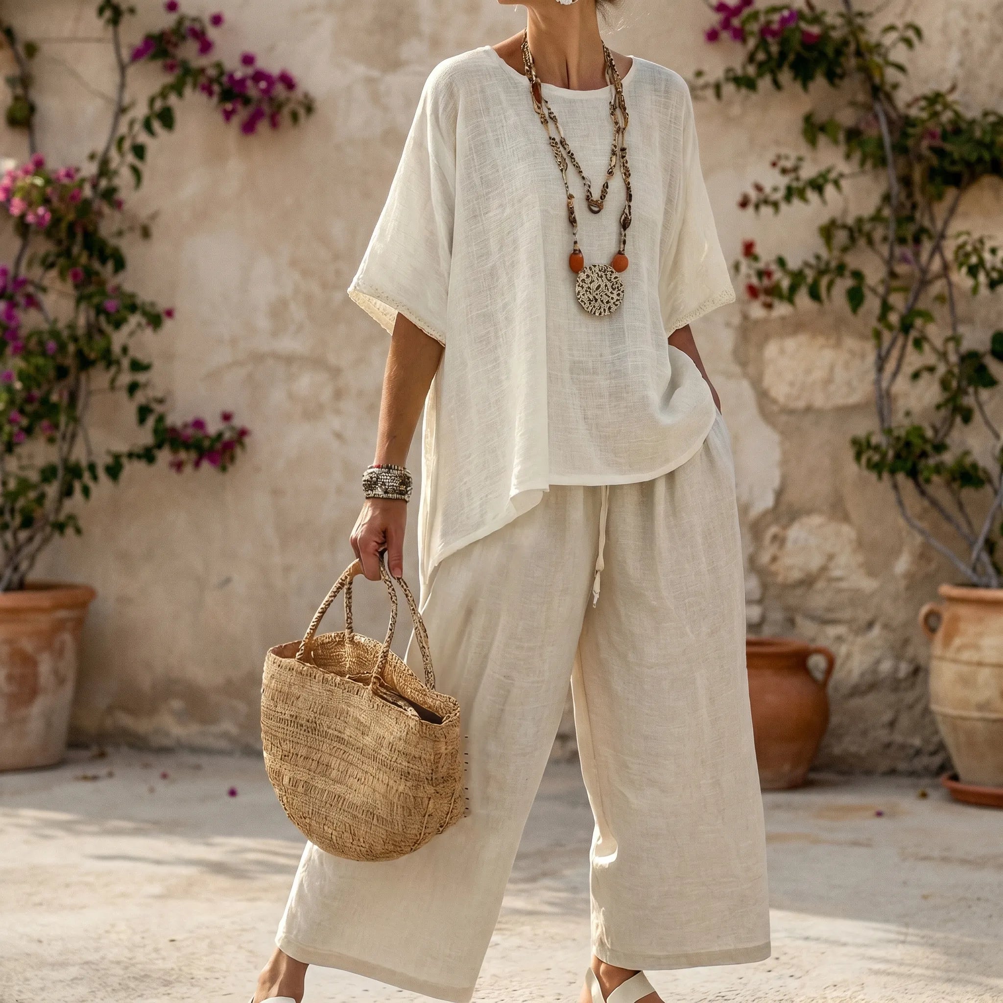 Lumeaset™ -  Casual Two-Piece Set -  Warm Weather Lounging