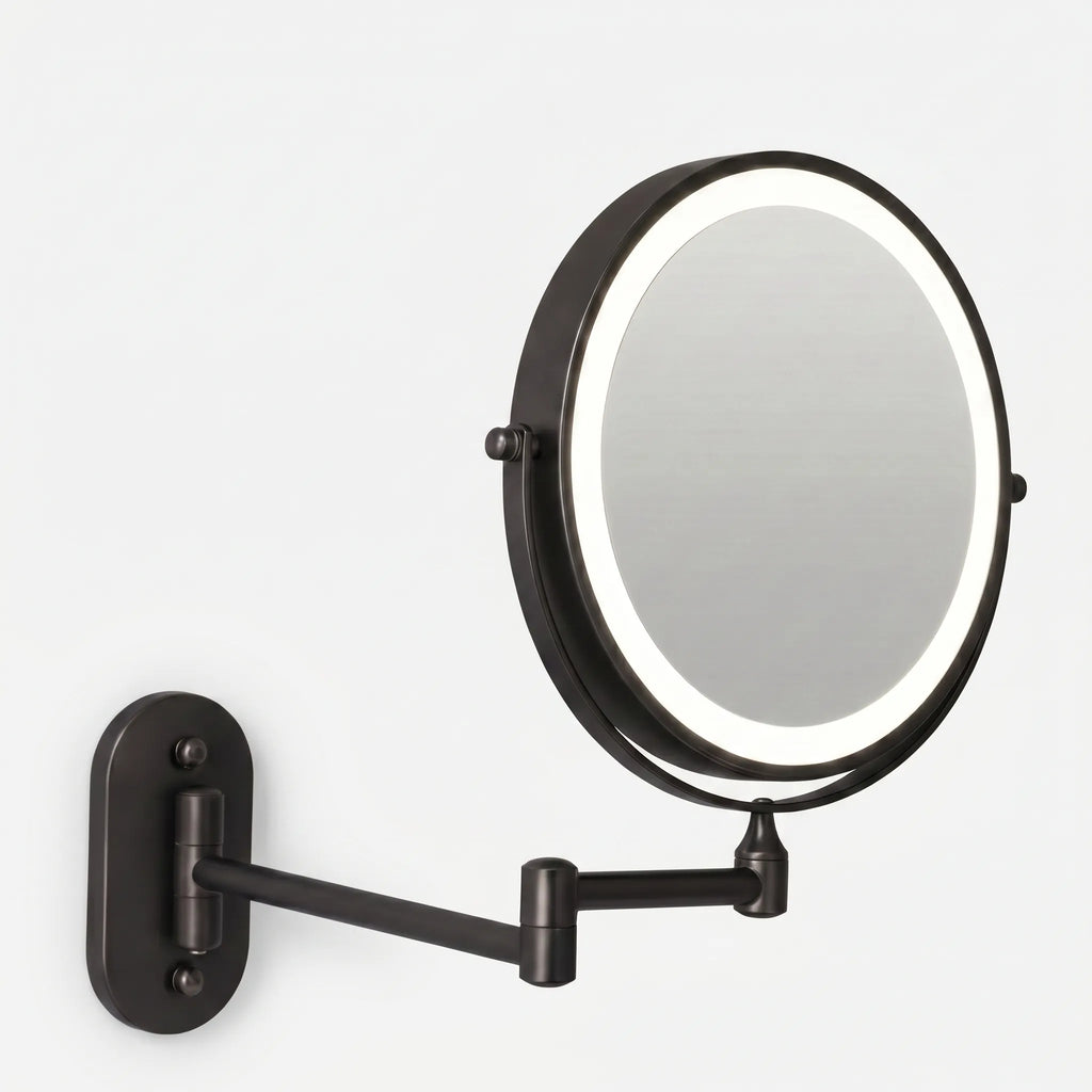 Lumeva™ -  Wall-Mounted LED Mirror -  Applying Detailed Makeup