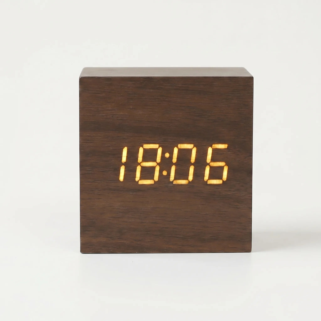 Lumicube™ -  Digital Cubic Desk Clock -  Checking The Time