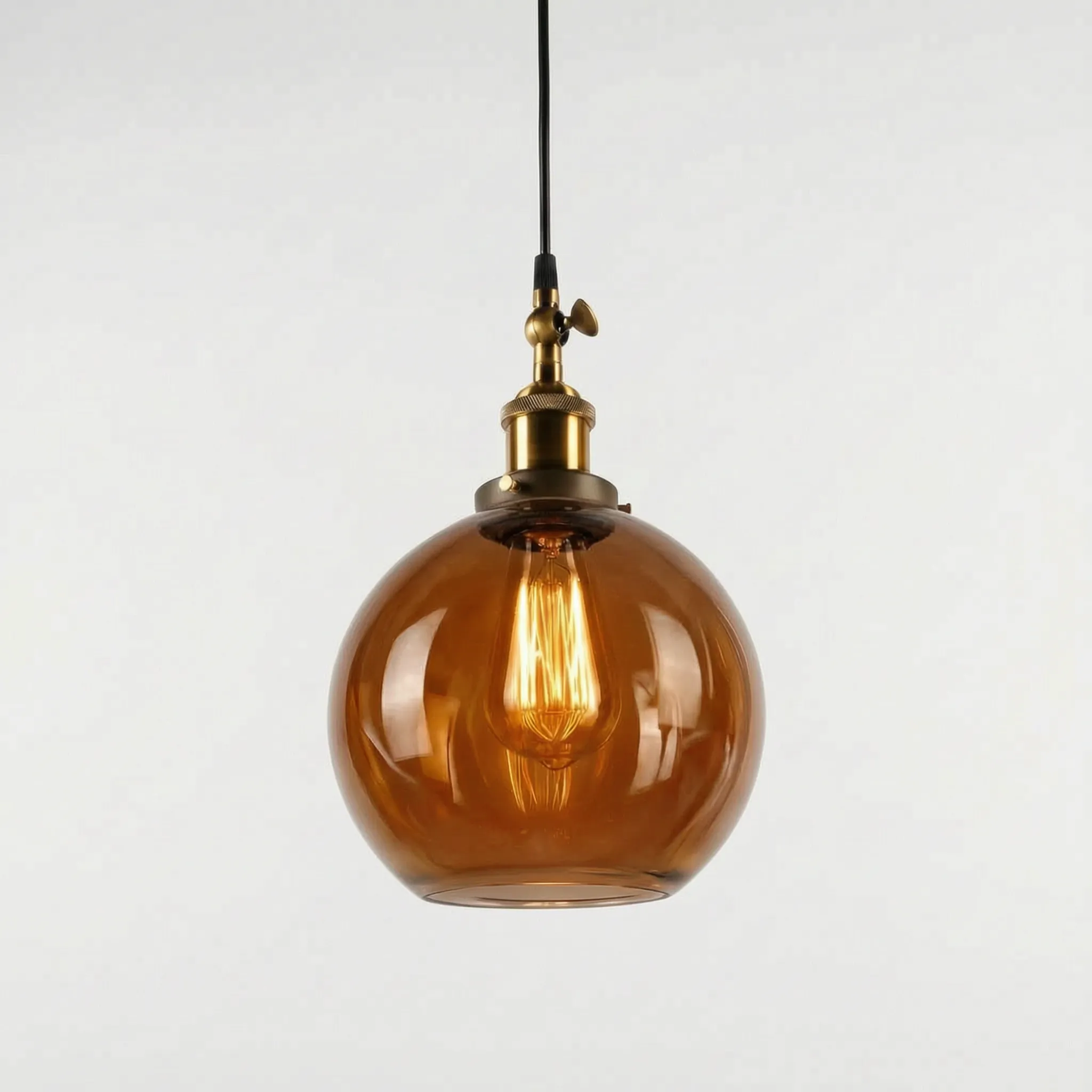 Luminaer™ -  Vintage Spherical Pendant Light -  Illuminating Dining Spaces
