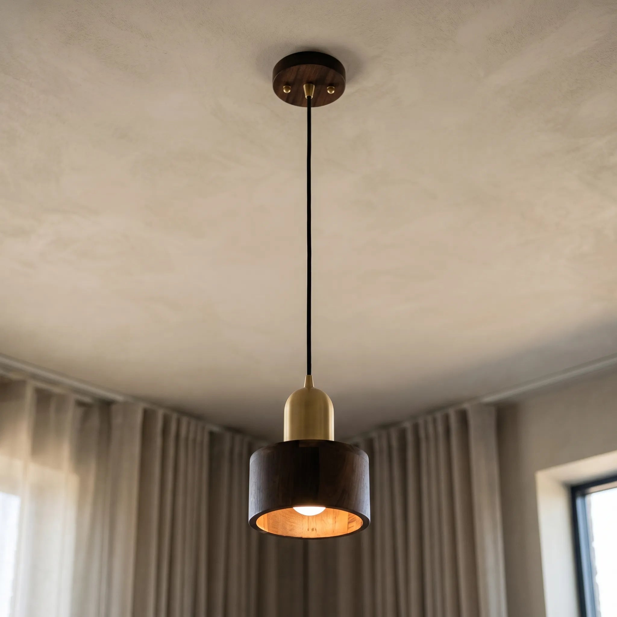 Luminora™ -  Minimalist Cylindrical Pendant Light -  Targeted Downward Lighting