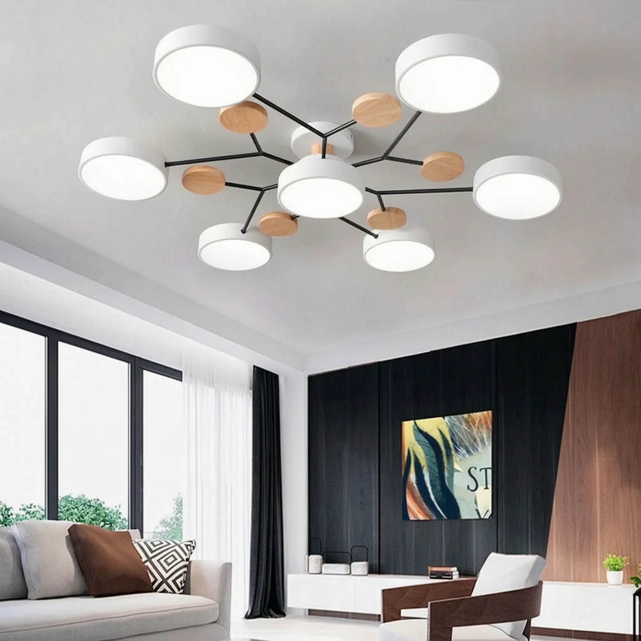 Lumoria™ -  Modern LED Ceiling Light -  Illuminating Living Rooms