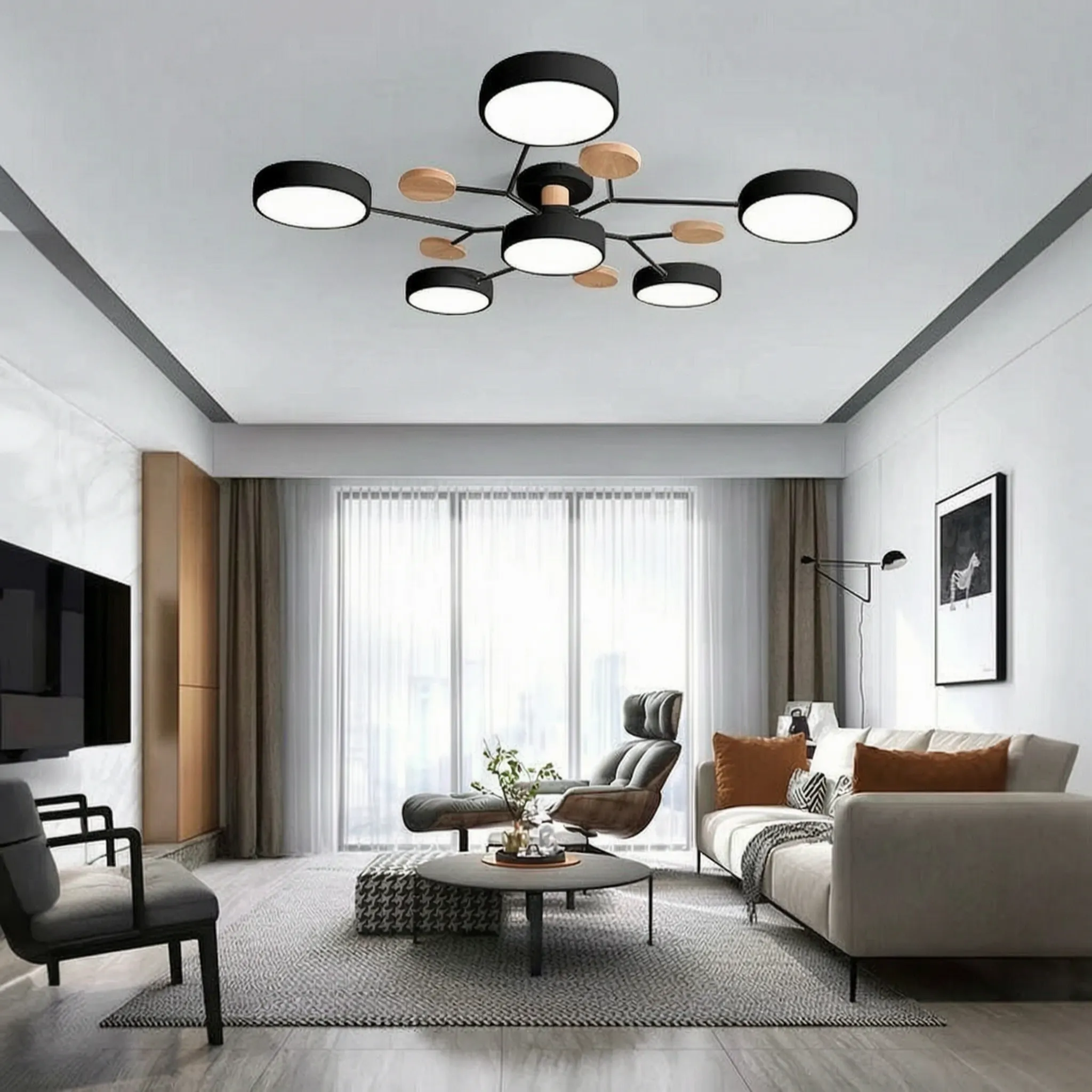 Lumoria™ -  Modern LED Ceiling Light -  Illuminating Living Rooms
