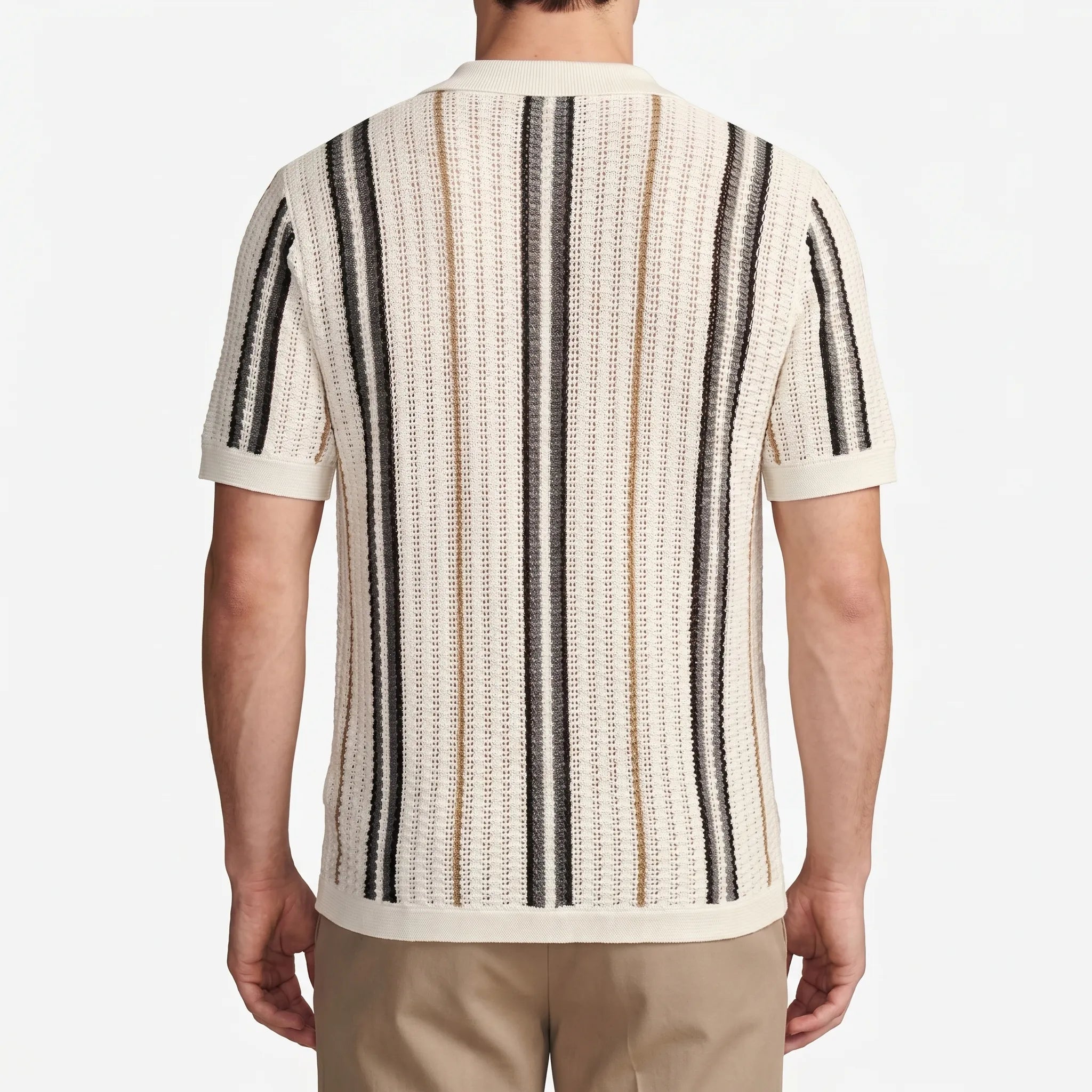 Lussox™ -  Men's Open Knit Shirt -  Warm Weather Styling