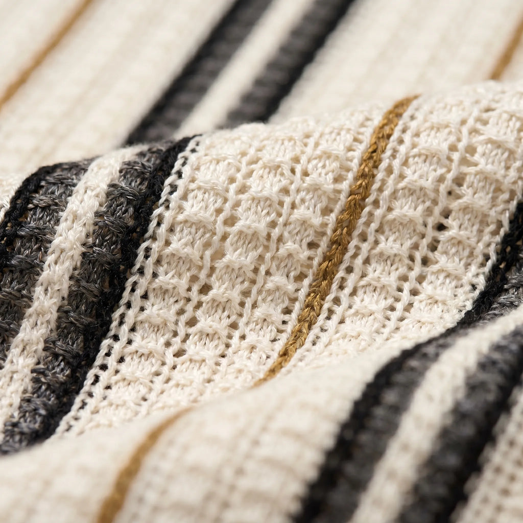 Lussox™ -  Men's Open Knit Shirt -  Warm Weather Styling