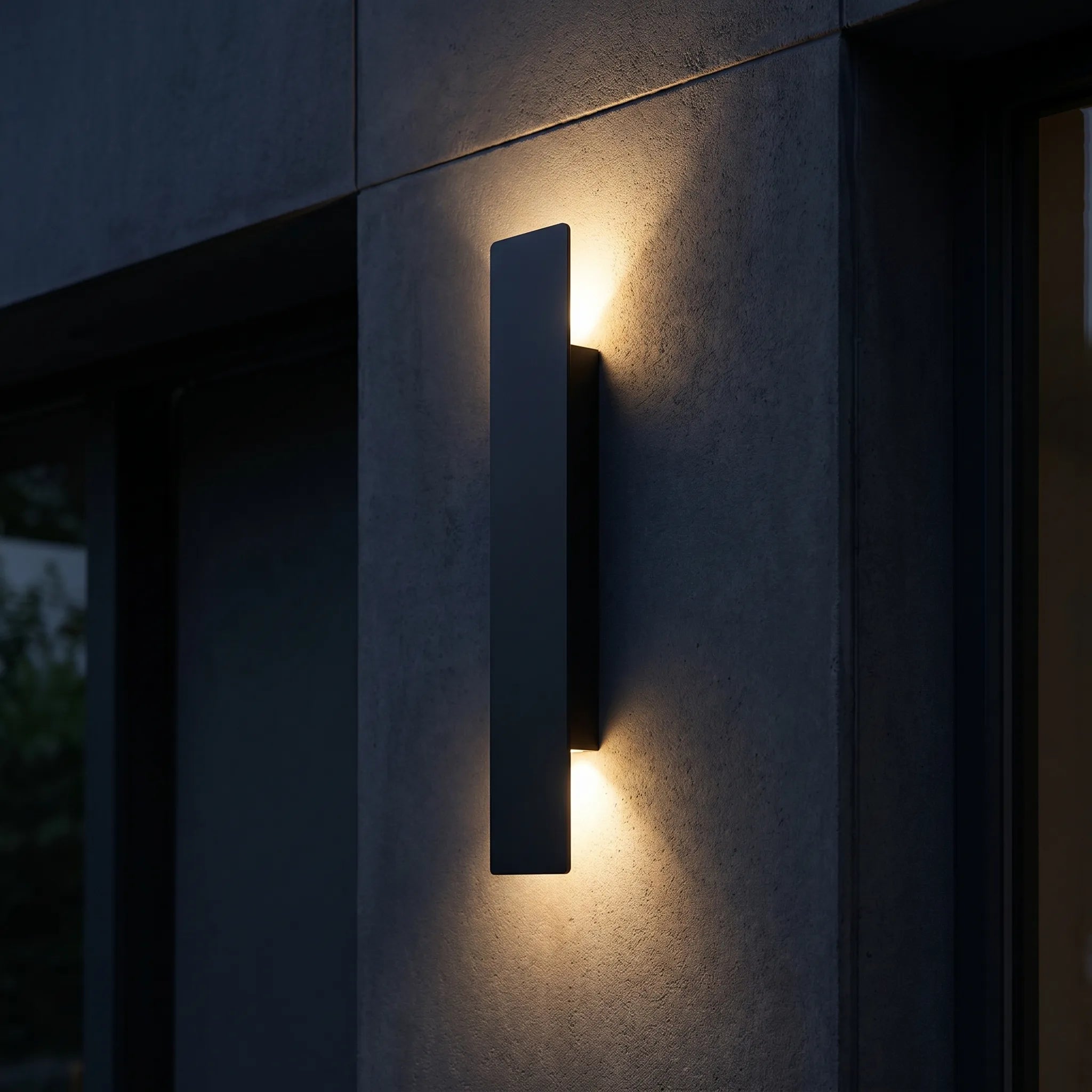 Luxline™ -  Modern Rectangular Wall Sconce -  Lighting Exterior Walls
