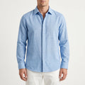 Maridox™ -  Men's Textured Long-Sleeve Shirt -  Smart-Casual Styling