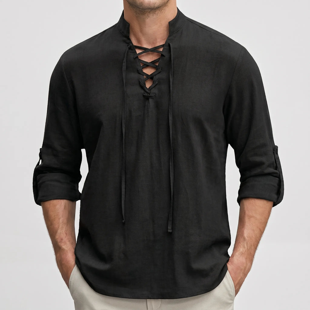 Marlot™ -  Relaxed Fit Long Sleeve Shirt -  Weekend Getaways
