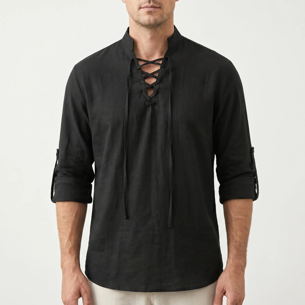 Marlot™ -  Relaxed Fit Long Sleeve Shirt -  Weekend Getaways
