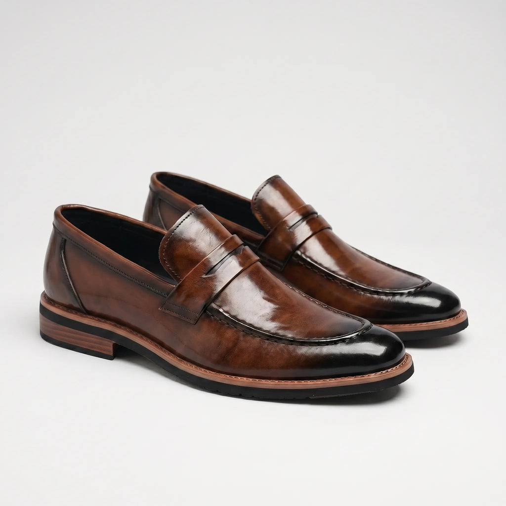 Merilac™ -  Classic Men's Penny Loafers -  Office Workwear