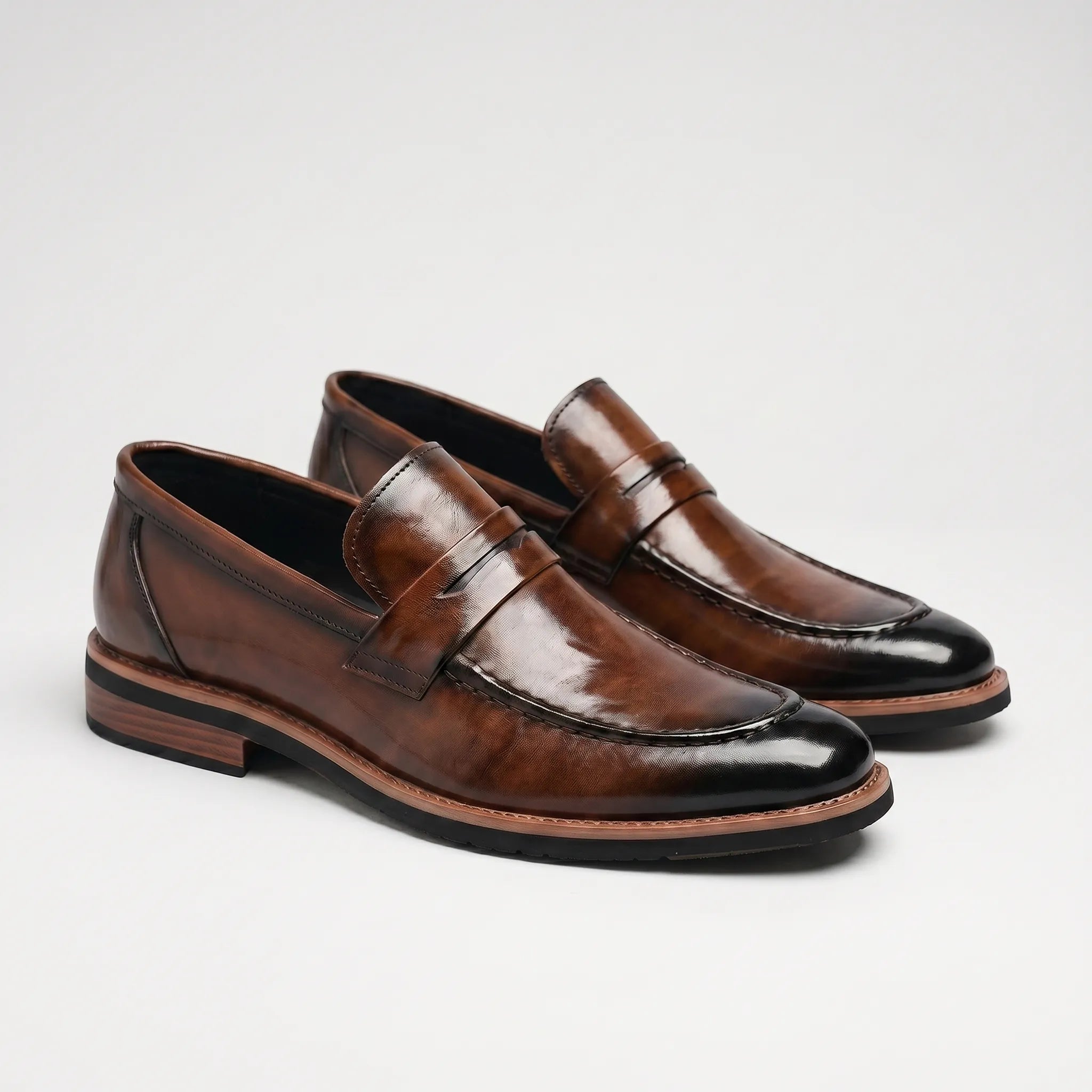 Merilac™ -  Classic Men's Penny Loafers -  Office Workwear