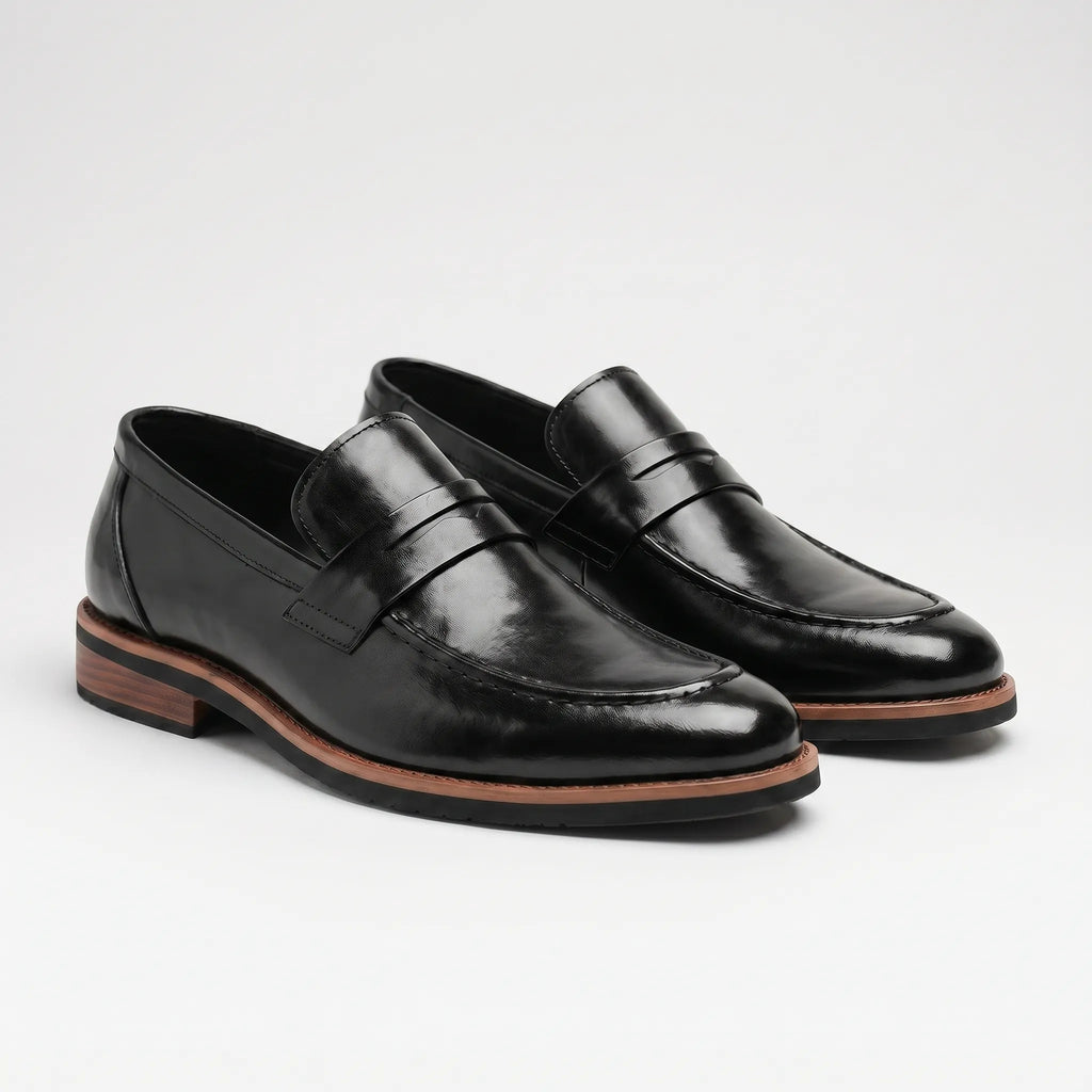 Merilac™ -  Classic Men's Penny Loafers -  Office Workwear