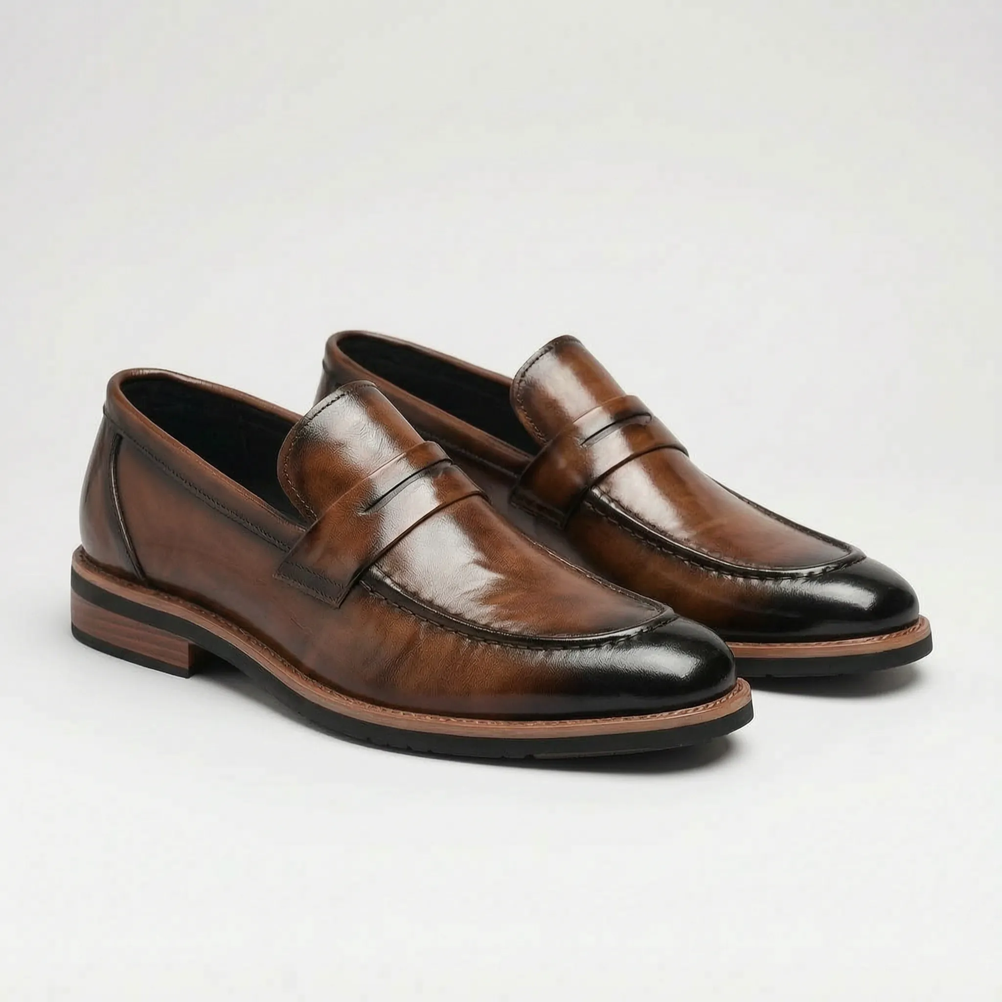 Merilac™ -  Classic Men's Penny Loafers -  Office Workwear