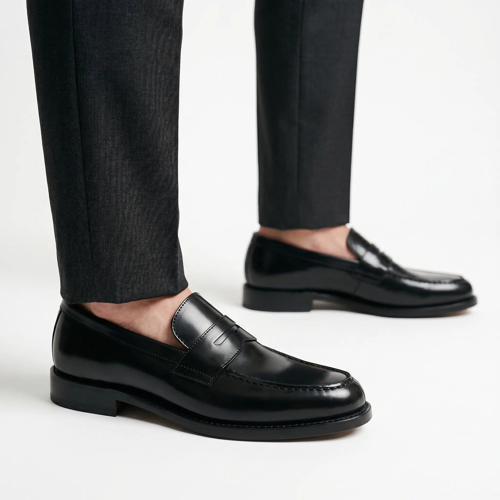 Modalo™ -  Classic Polished Slip-On Loafers -  Office Commuting