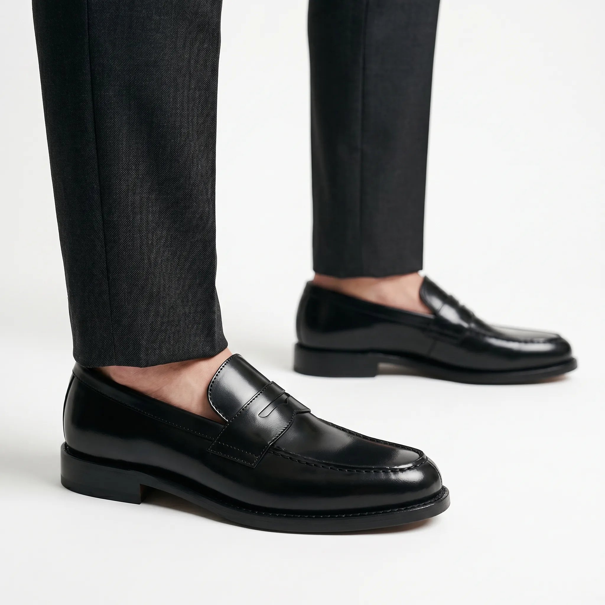 Modalo™ -  Classic Polished Slip-On Loafers -  Office Commuting