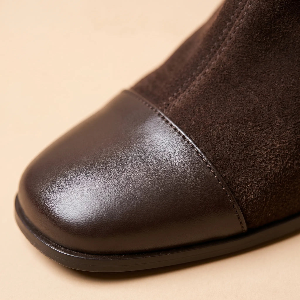 Modica™ -  Block Heel Ankle Boots -  Daily Commutes