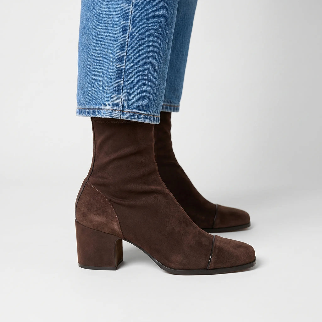 Modica™ -  Block Heel Ankle Boots -  Daily Commutes