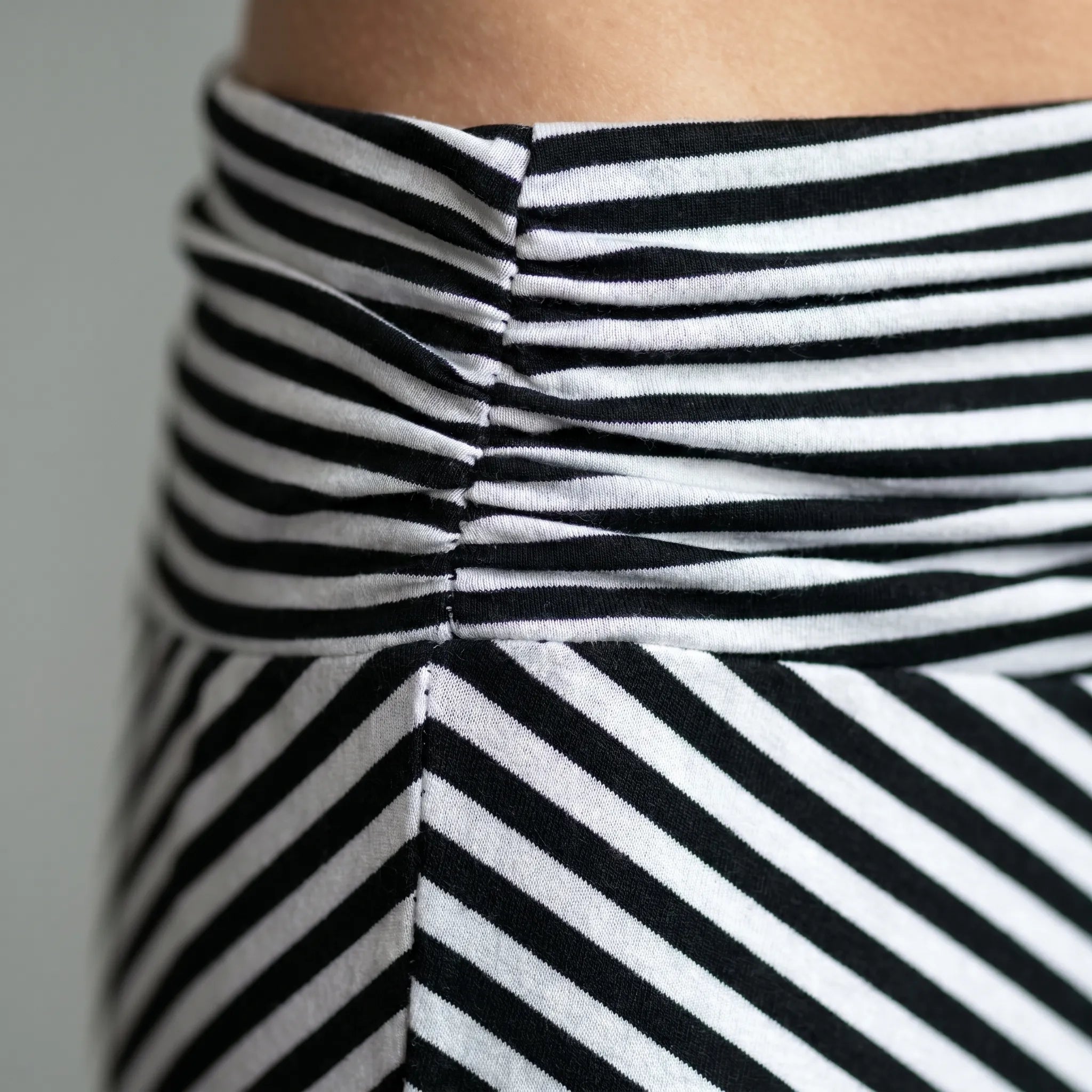 Monovita™ -  Striped Casual Maxi Skirt -  Casual Daytime Wear