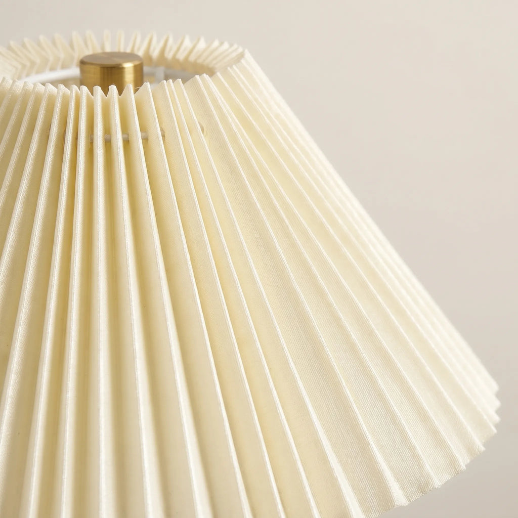Norya™ -  Pleated Cordless Table Lamp -  Bedside Reading