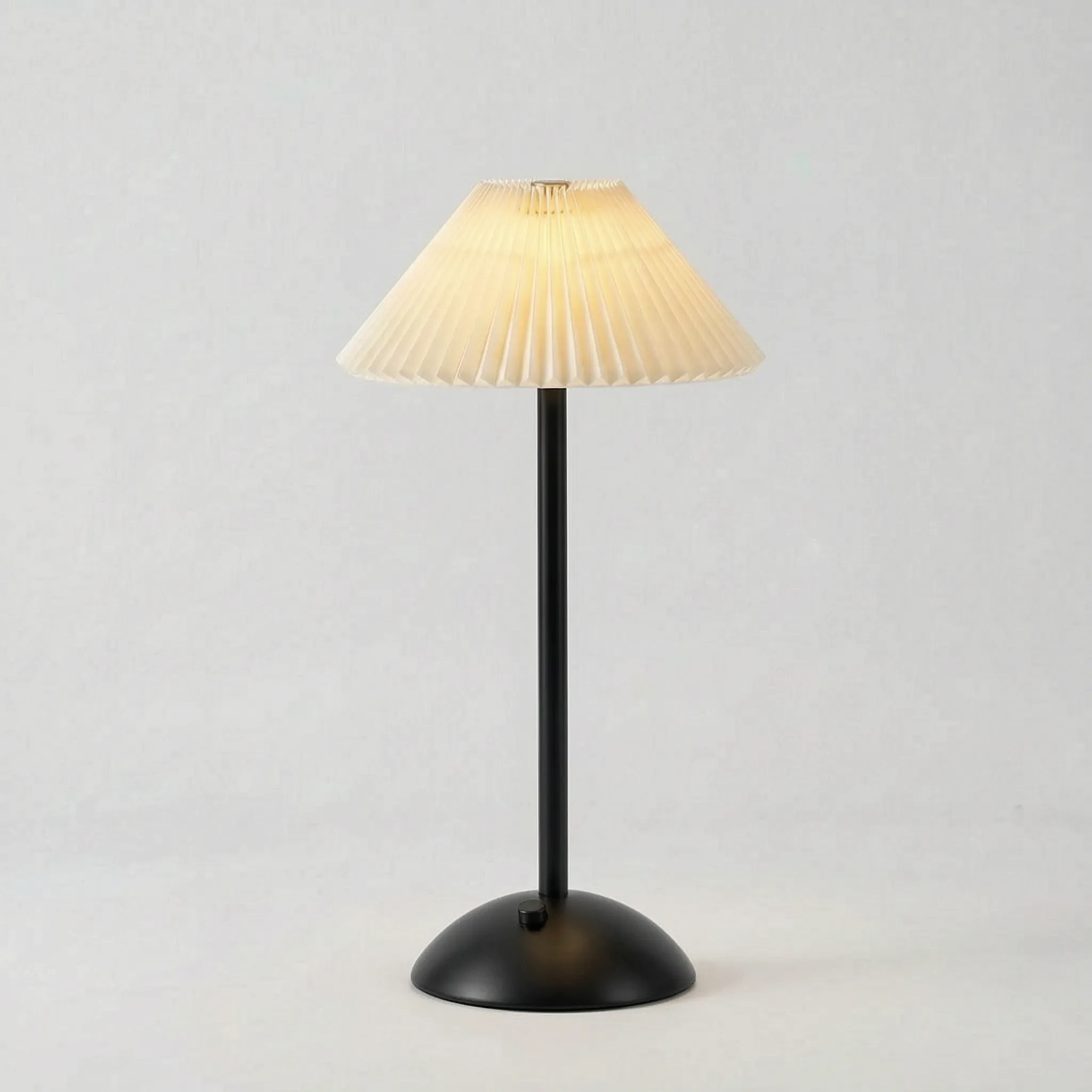 Norya™ -  Pleated Cordless Table Lamp -  Bedside Reading