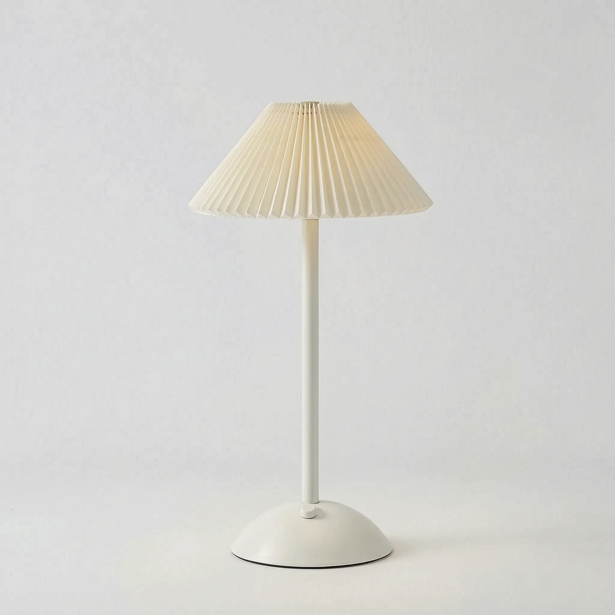 Norya™ -  Pleated Cordless Table Lamp -  Bedside Reading