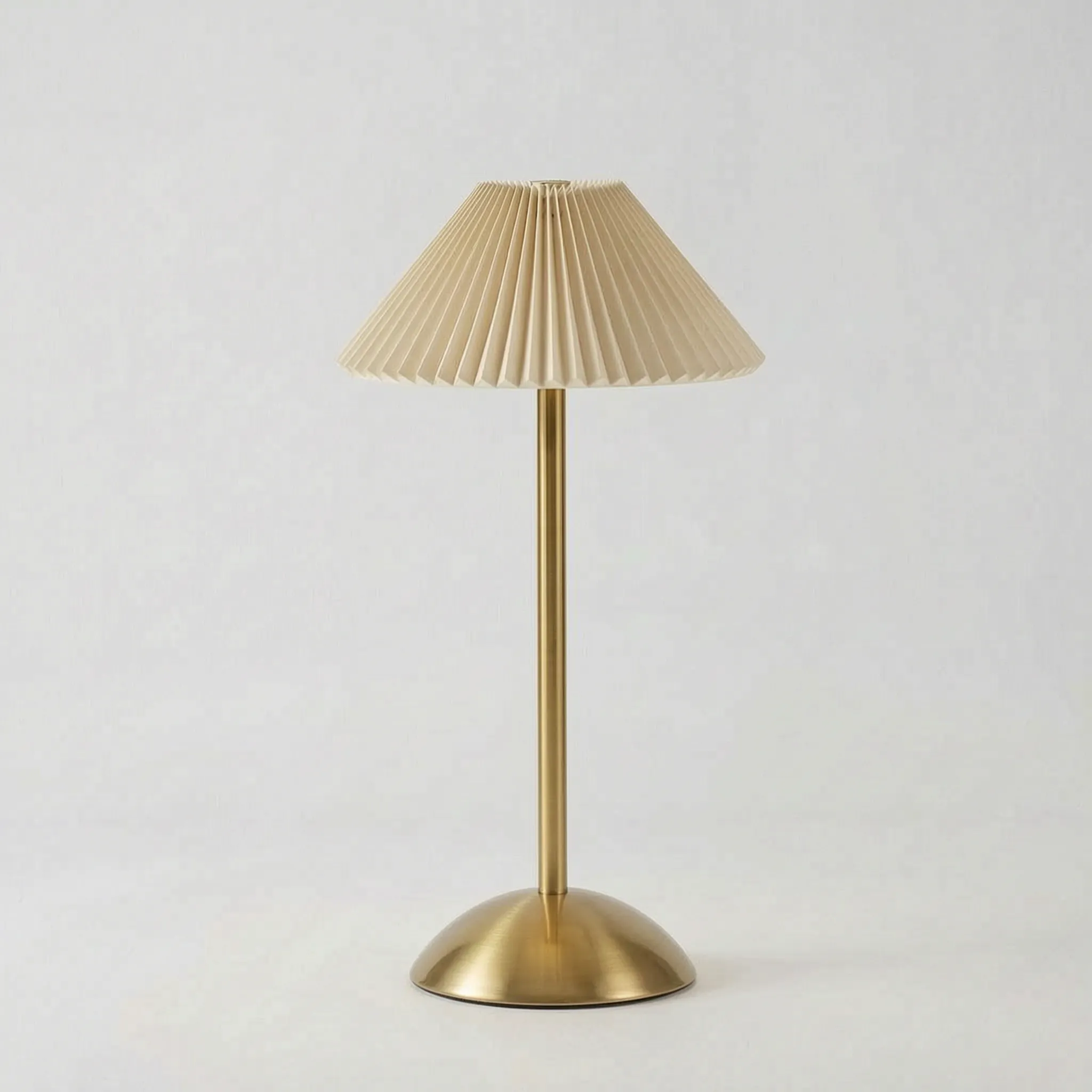 Norya™ -  Pleated Cordless Table Lamp -  Bedside Reading