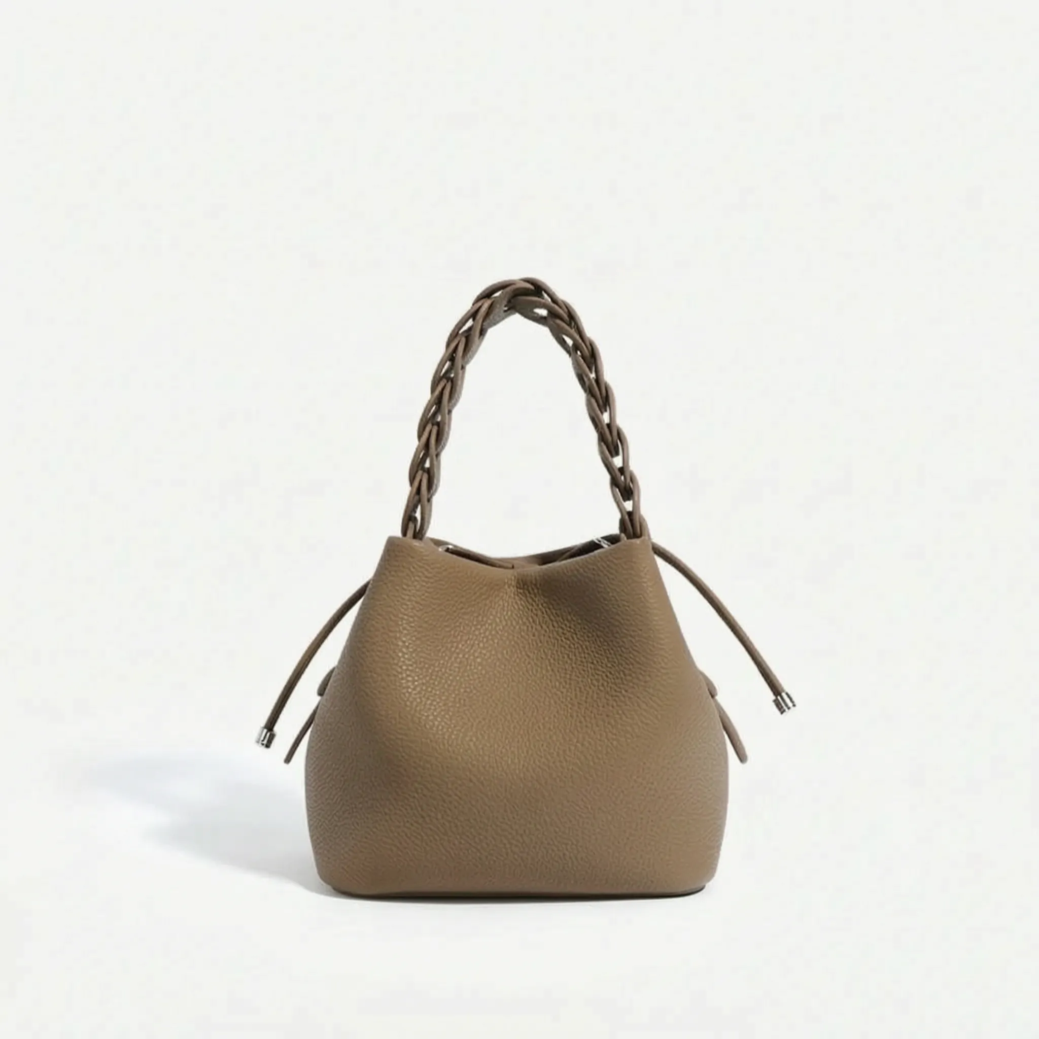 Novano™ -  Compact Textured Bucket Bag -  Carrying Daily Essentials