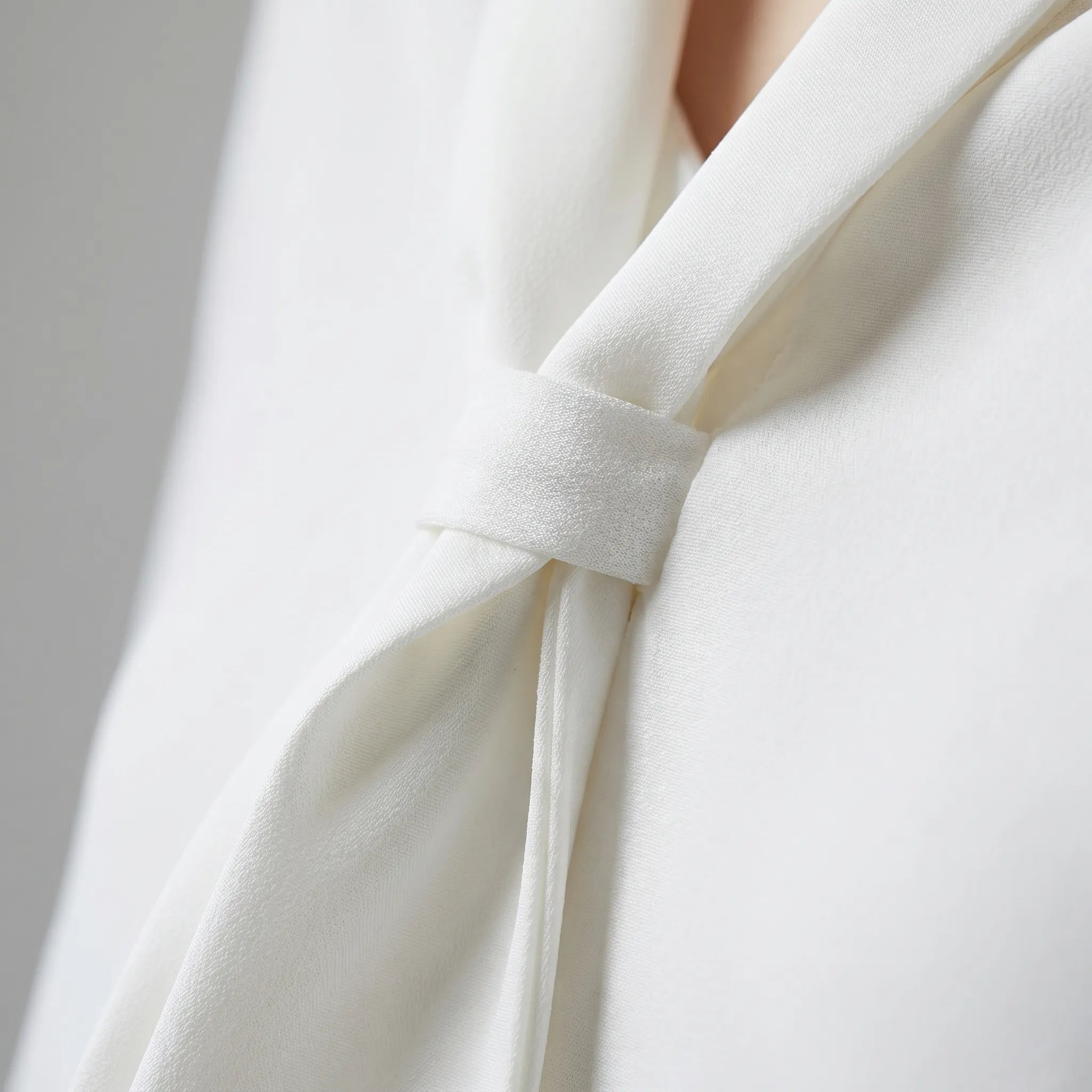 Novara™ -  Long Sleeve Tie Neck Blouse -  Office Wear