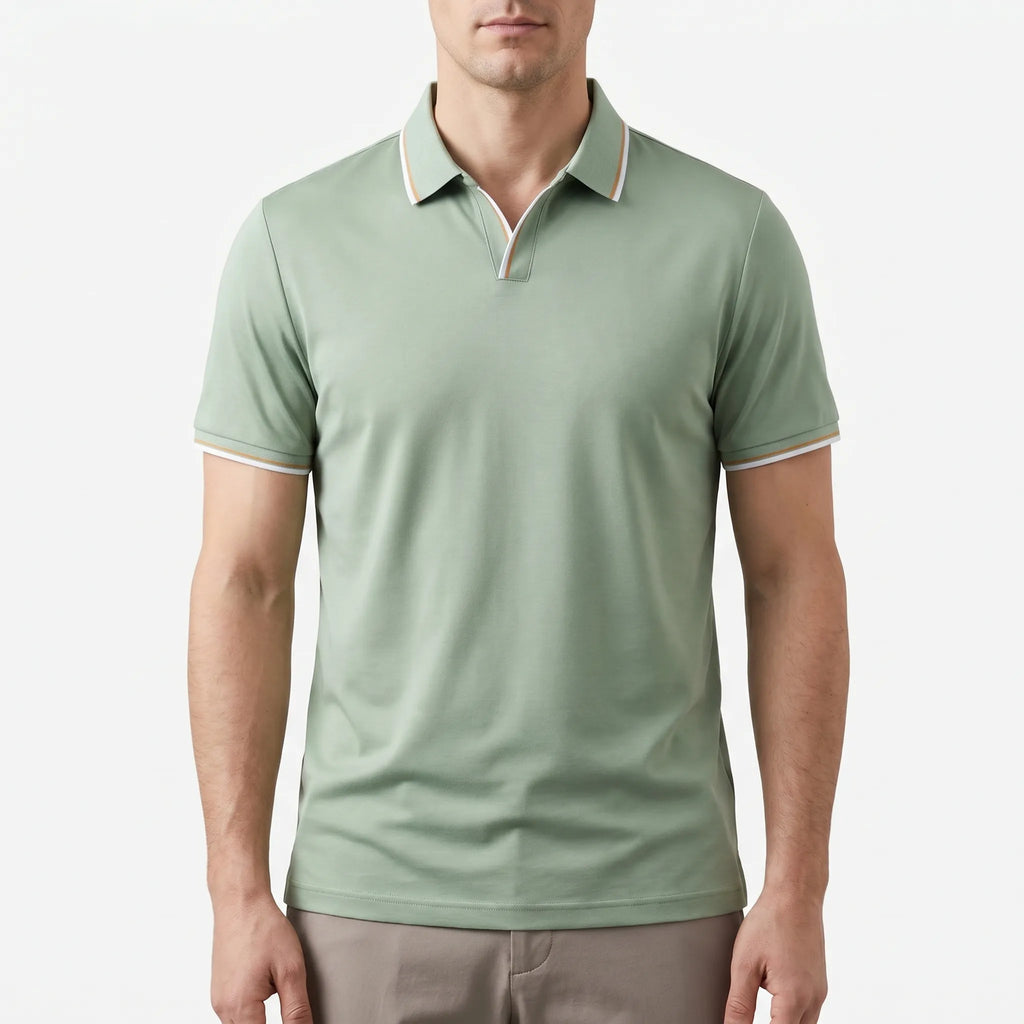 Novaris™ -  Short Sleeve Polo Shirt -  Office Casual Wear