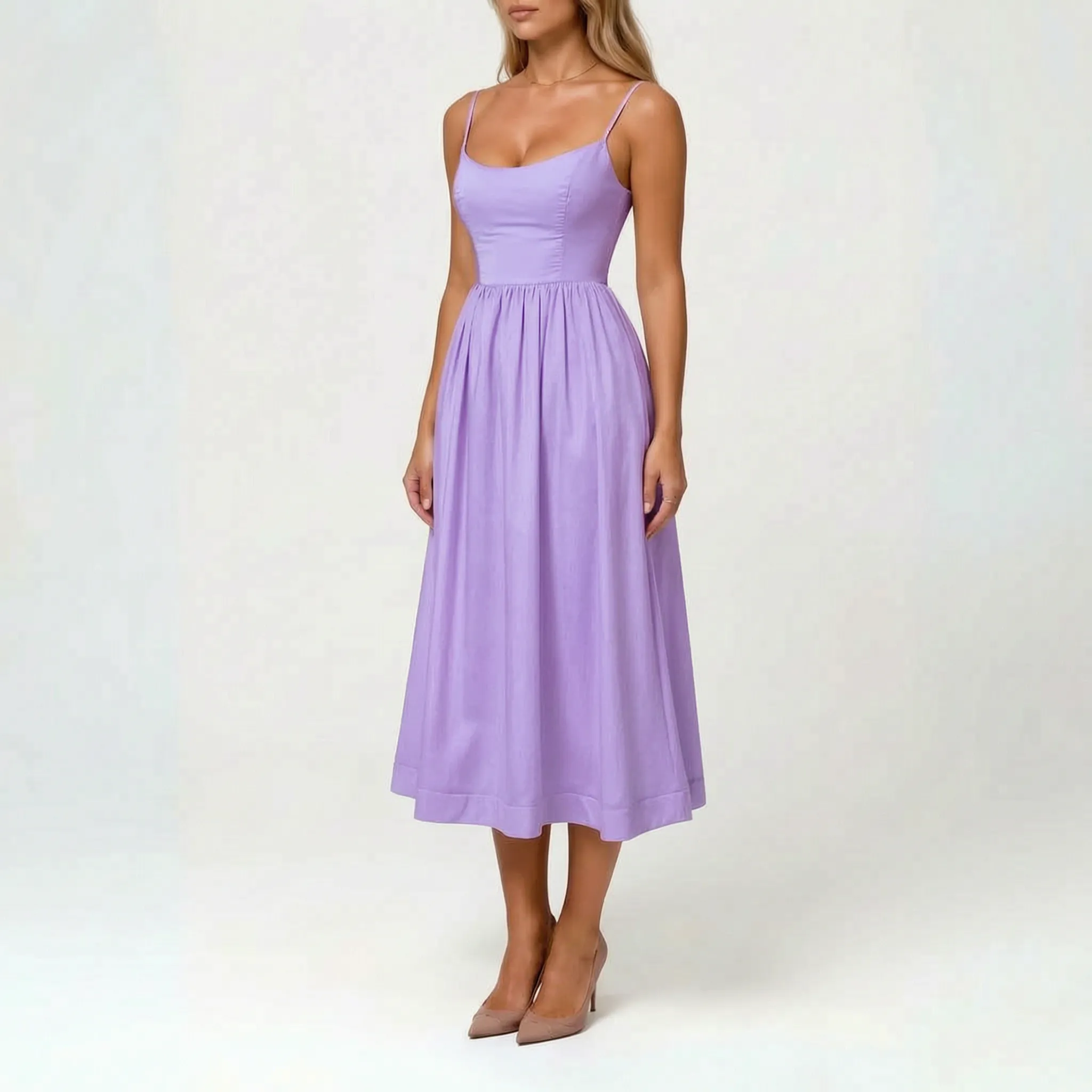 Novelle™ -  Sleeveless Midi Dress -  Formal Events