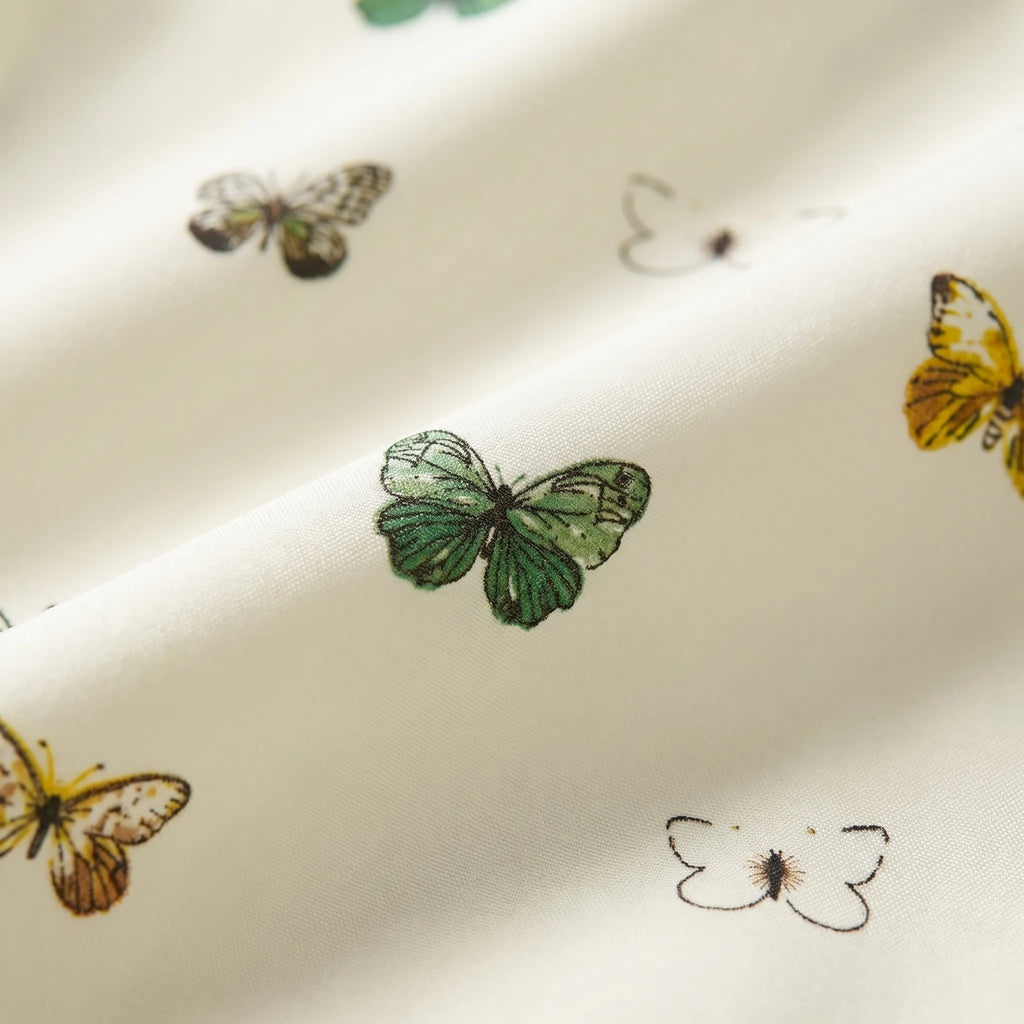 Nymphis™ -  Sleeveless Butterfly Print Blouse -  Warm Weather Styling