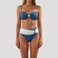 Ocenelle™ -  High-Waisted Two-Piece Bikini Set -  Beach Holidays