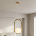 Ovantia™ -  Modern Oval Pendant Light -  Bedside Lighting