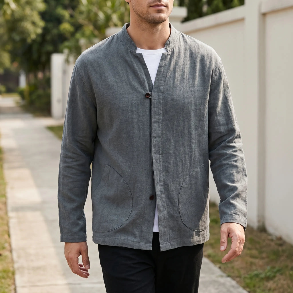 Oxfell™ -  Long Sleeve Casual Shirt -  Layering Over T-Shirts