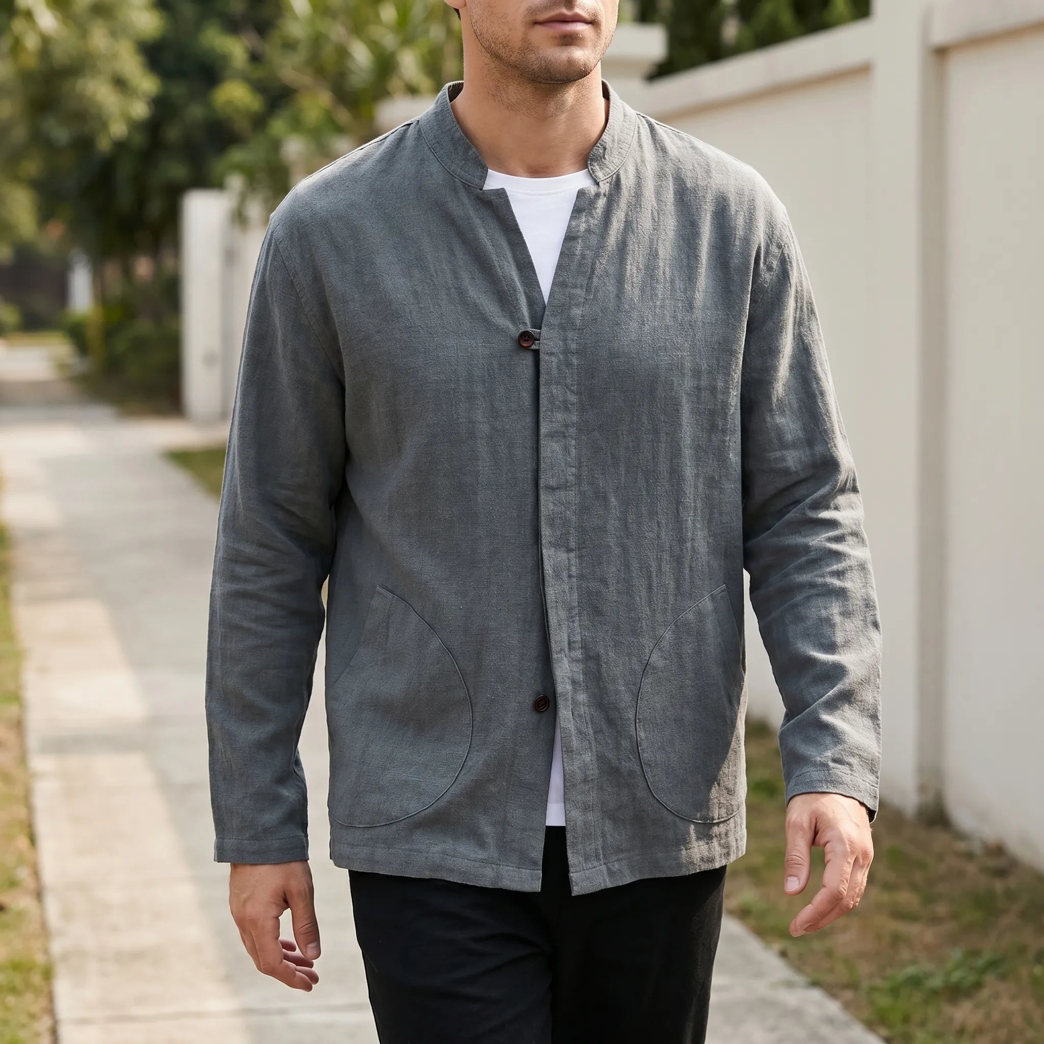 Oxfell™ -  Long Sleeve Casual Shirt -  Layering Over T-Shirts